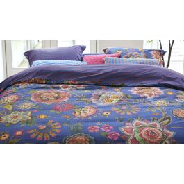 Enveloppe de couette Pip Studio Bombay Bold - Dark Blue