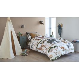 Enveloppe de couette Beddinghouse Kids Jeep Safari - Natural