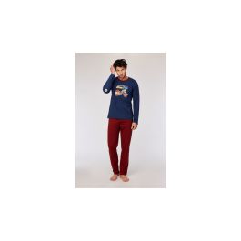Pyjamas Hommes Woody Pony Red Pants - Bleu foncé