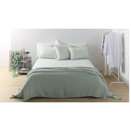 Enveloppe de couette Passion Home Linen Rigo - Vert