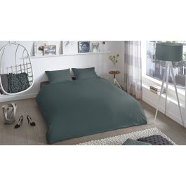 Enveloppe de couette Good Morning Uni - Dark Green