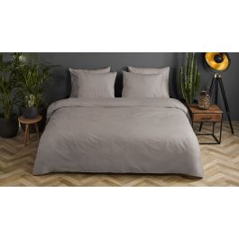 Enveloppe de couette Hip Cotton Satin Uni - Ecru