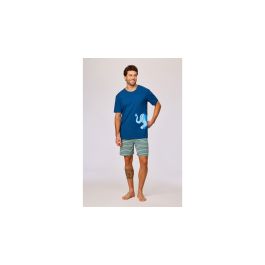Pyjama homme Woody Str Short Elephant - Bleu foncé
