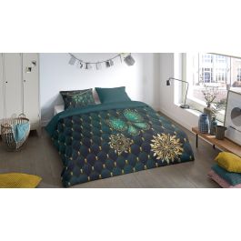 Enveloppe de couette Pure Lavanya - Petrol