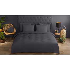 Enveloppe de couette Good Morning Uni - Anthracite