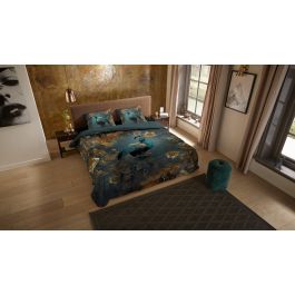 Enveloppe de couette Pure Savaya - Petrol