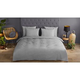 Enveloppe de couette Good Morning Uni - Light Grey