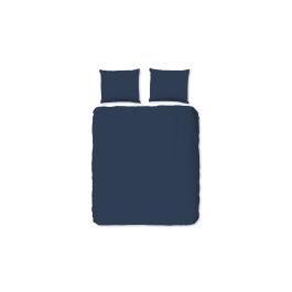 Enveloppe de couette Hip Cotton Satin Uni - Dark Blue