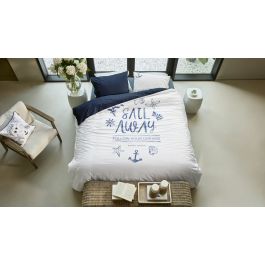 Enveloppe de couette Riviera Maison Sail Away - Bleu