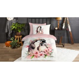 Enveloppe de couette Kids Good Morning Penny Flannel - Rose