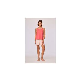 Pyjama femme - Woody Short Top - Red Rose