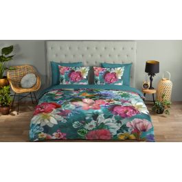 Enveloppe de couette Good Morning Tiandra - Petrol