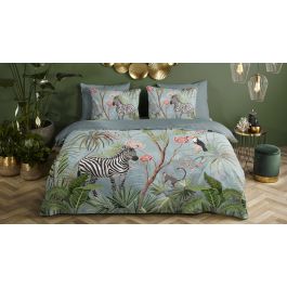 Enveloppe de couette Descanso Yasmin - Aqua