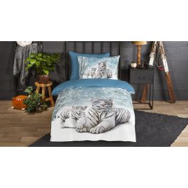 Enveloppe de couette Kids Good Morning Safe - Bleu