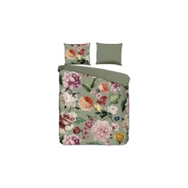 Enveloppe de couette Descanso Fiori - Vert