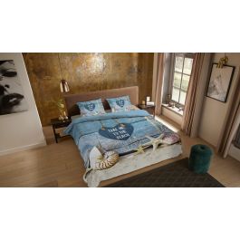 Enveloppe de couette Pure Beach Shell - Multi