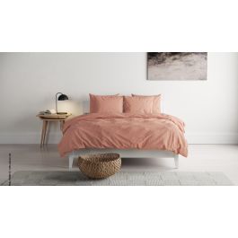 Enveloppe de couette Nomade Washed Cotton Uni - Salmon