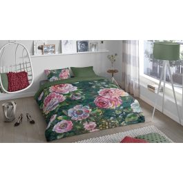 Enveloppe de couette Good Morning Fleur - Green