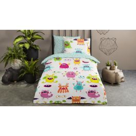 Enveloppe de couette Kids Good Morning Booh - Multi