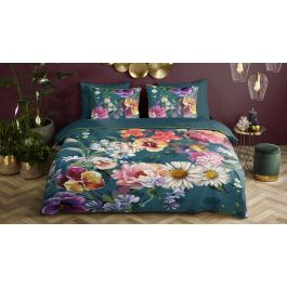 Enveloppe de couette Descanso Novara - Petrol