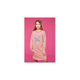 Robe de couchage Sleeping Lunettes de lapin Woody Stripes pour filles - Rose