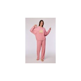 Pyjama femme Woody Manches papillon - Rose