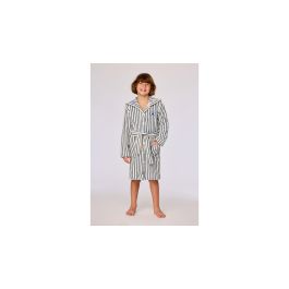 Peignoir Kids Woody Stripes Cap - Bleu foncé