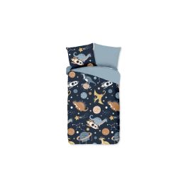 Enveloppe de couette Kids Pure Spacedino - Bleu
