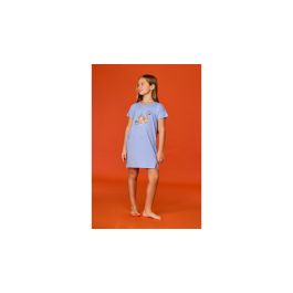 Robe de nuit Filles Woody tiger - Bleu