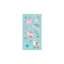 Serviette de plage Kids Good Morning Moody - Aqua