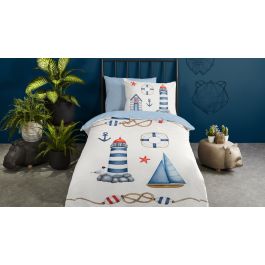 Enveloppe de couette Kids Pure Maritime - Bleu
