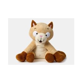Gros chat en peluche Woody - Bleu