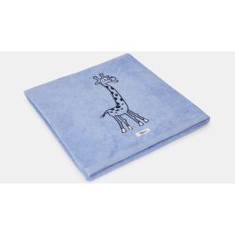 Serviette de bain Woody Uni Girafe - Bleu