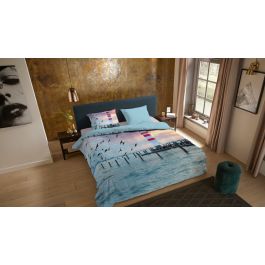 Enveloppe de couette Pure Lighthouse - Multi