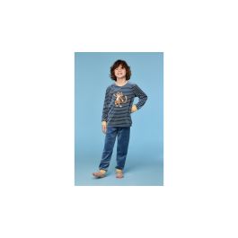 Pyjamas Garçons Woody Cat gestr Sweater - Anthracite Yellow