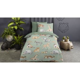 Enveloppe de couette Kids Pure Safari - Vert