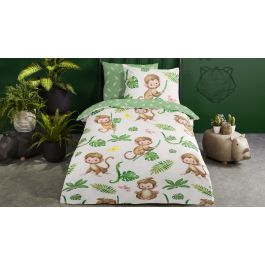 Enveloppe de couette Kids Good Morning Play - Green