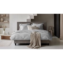 Enveloppe de couette Nomade Promesse Egyptian Cotton - Grey