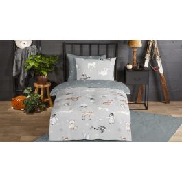Enveloppe de couette Kids Good Morning Cira - Grey