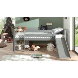 Lit semi-haut Vipack Pino avec toboggan