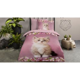 Enveloppe de couette Kids Good Morning Look - Rose