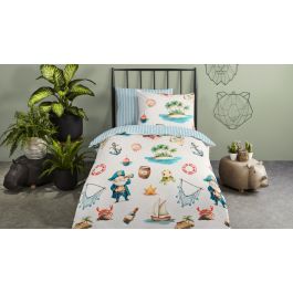 Enveloppe de couette Kids Good Morning Capi - Blue