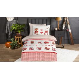 Enveloppe de couette Kids Good Morning Timmy - Rouge