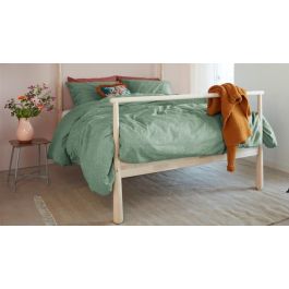 Enveloppe de couette Passion Home Linen Frost - Gris Vert