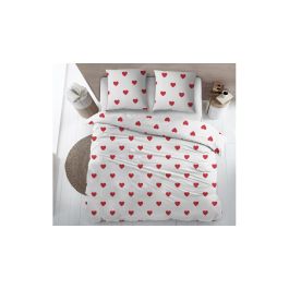 Enveloppe de couette Nomade Evi Flannel - White