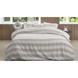 Enveloppe de couette Riviera Maison Striped - Sand