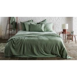 Enveloppe de couette Passion Home Linen Tetra - Vert