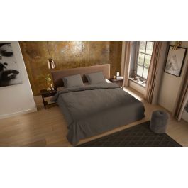 Enveloppe de couette Pure Uni - Taupe