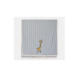Serviette Woody Striped Giraffe - Bleu foncé
