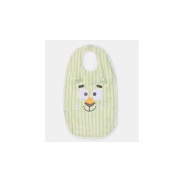 Bavoir Woody Grand tigre rayé - Vert